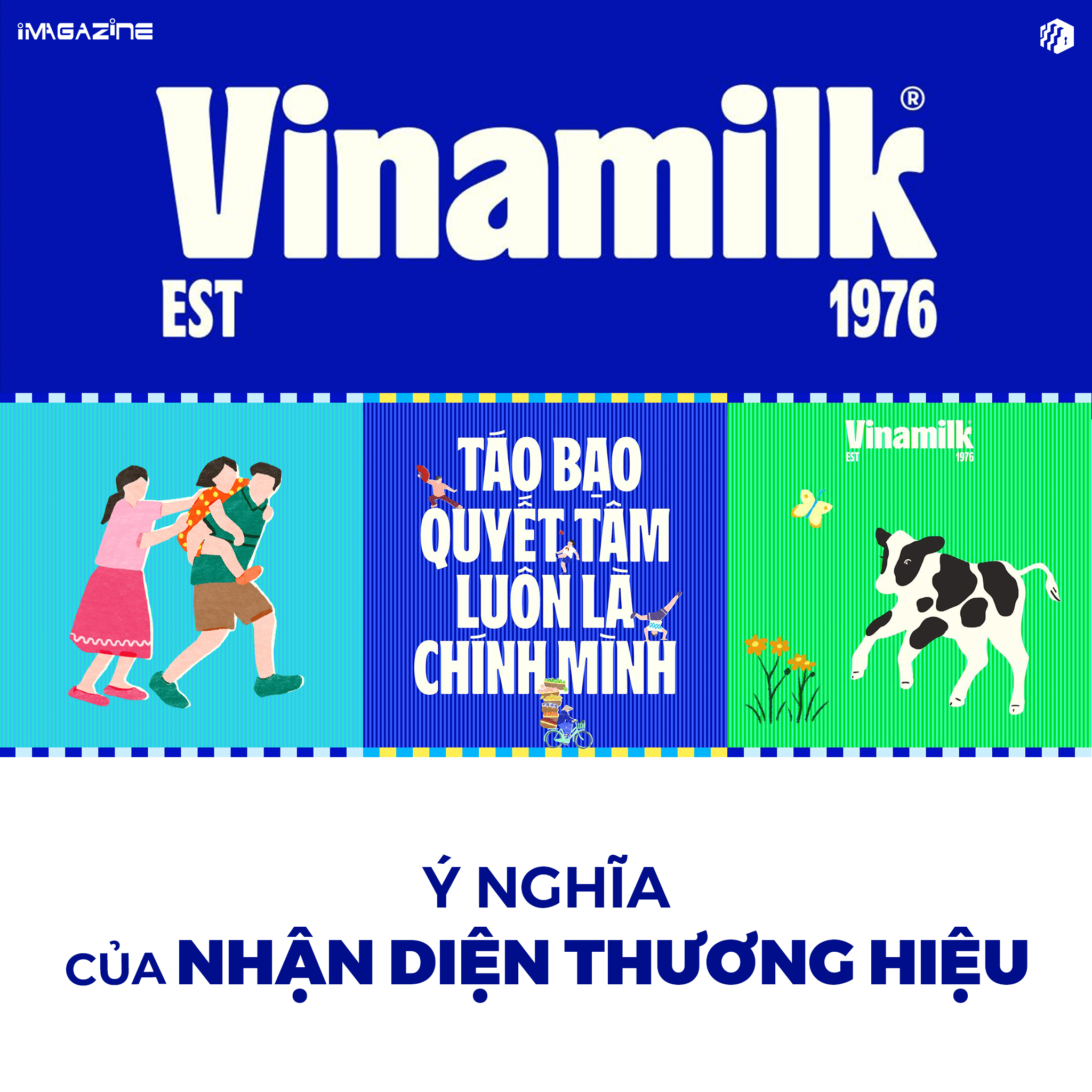 Ý nghĩa bộ nhận diện thương hiệu mới của Vinamilk.