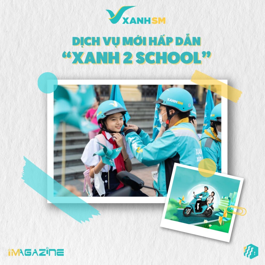 Dịch vụ mới hấp dẫn "XANH 2 SHOOL".